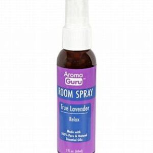 AromaGuru Pure True Lavender Essential Oil Room Spray 2 oz. NEW in Bottle